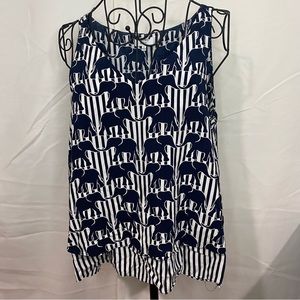 Crown & Ivy Navy Elephant Tank​